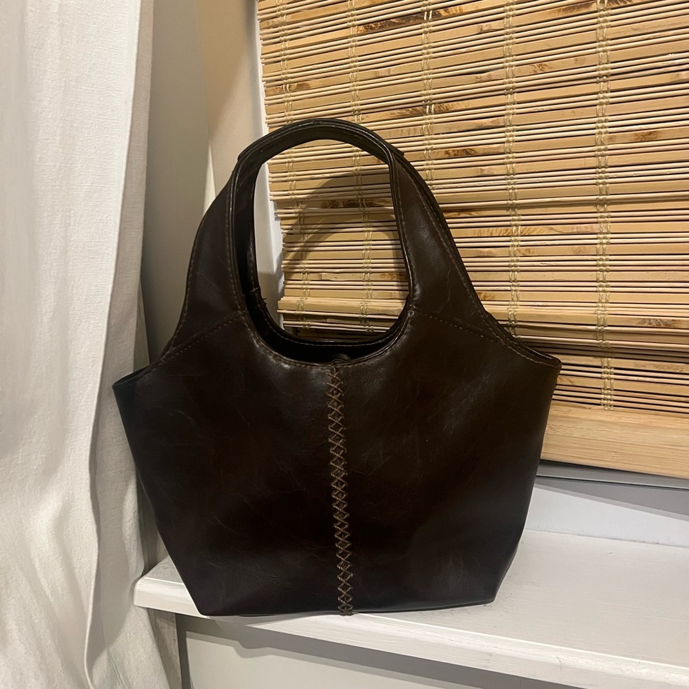 Small Vintage Brown Leather Purse